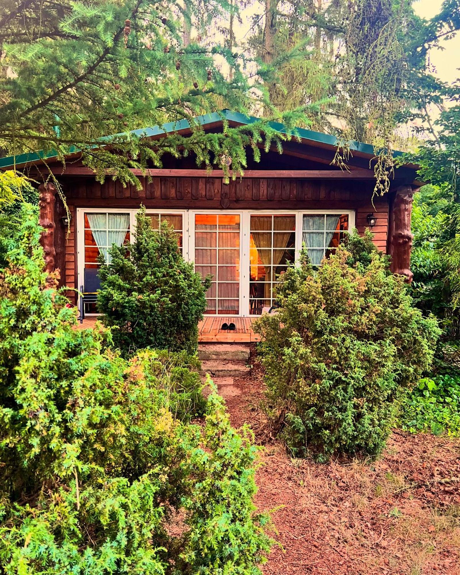 Holzhaus Baerenhoehle Am Wald Und See Neuruppin Extérieur photo