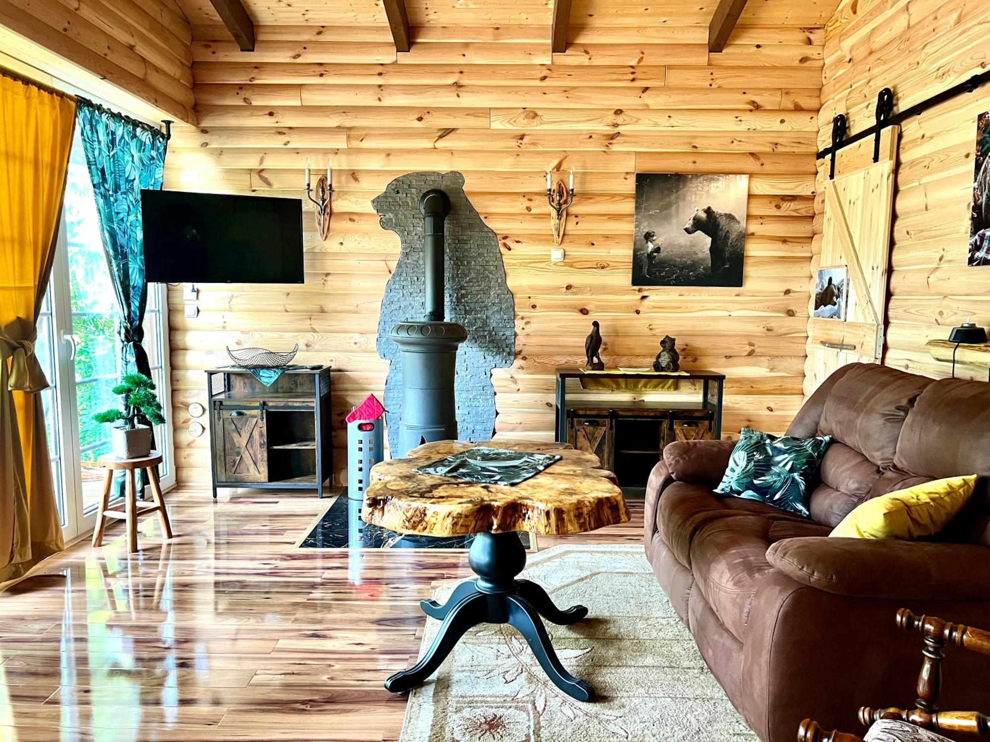 Holzhaus Baerenhoehle Am Wald Und See Neuruppin Extérieur photo