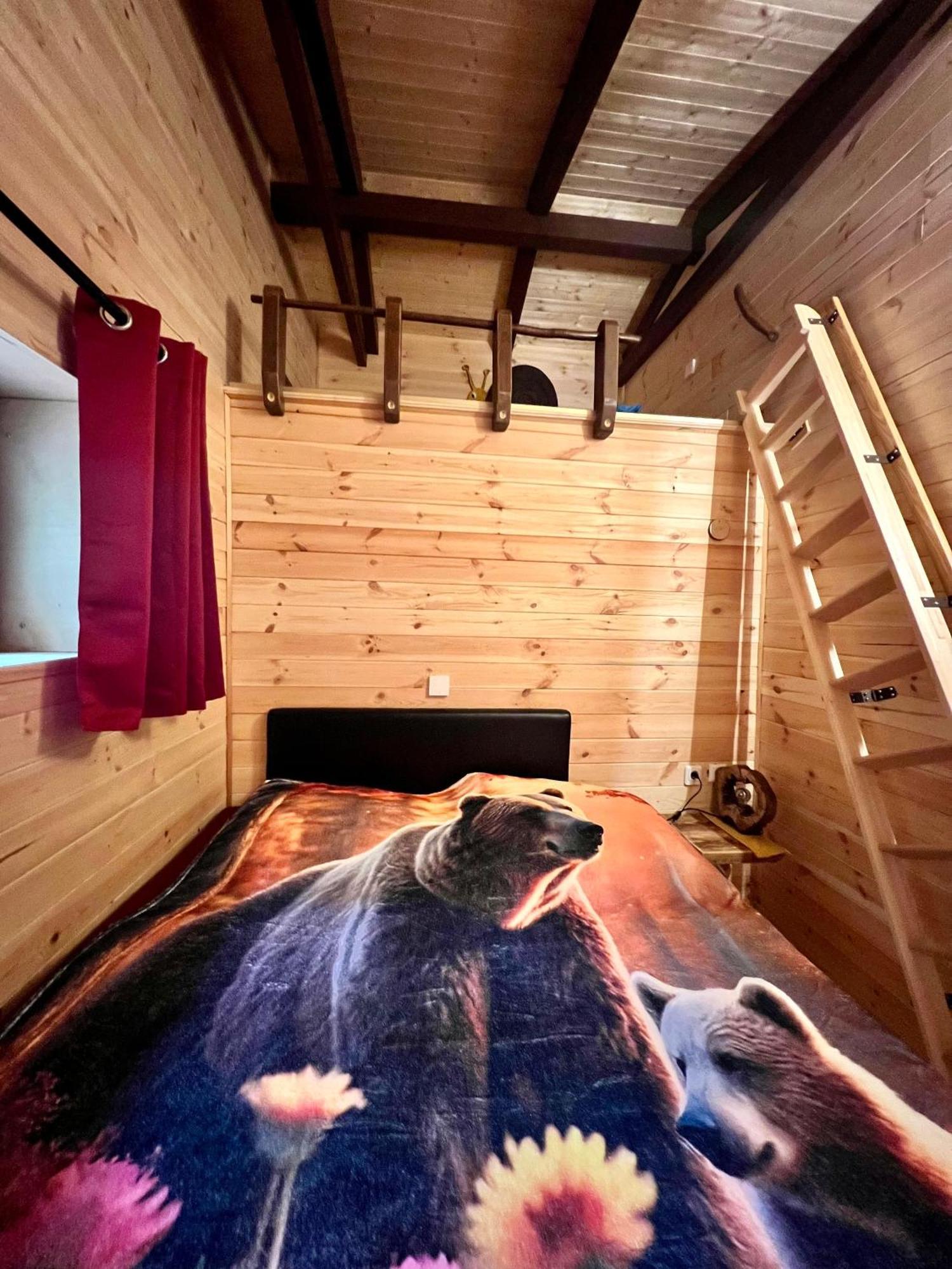 Holzhaus Baerenhoehle Am Wald Und See Neuruppin Extérieur photo